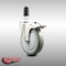 Service Caster 5 Inch 316SS Gray Poly Swivel 1-1/4 Inch Expanding Stem Caster Lock Brake SCC SCC-SS316TTLEX20S514-PPUB-114 - alternate 3
